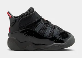 6 Rings Infant Toddler Lifestyle Shoes (Black/Anthracite/Fire Red)
