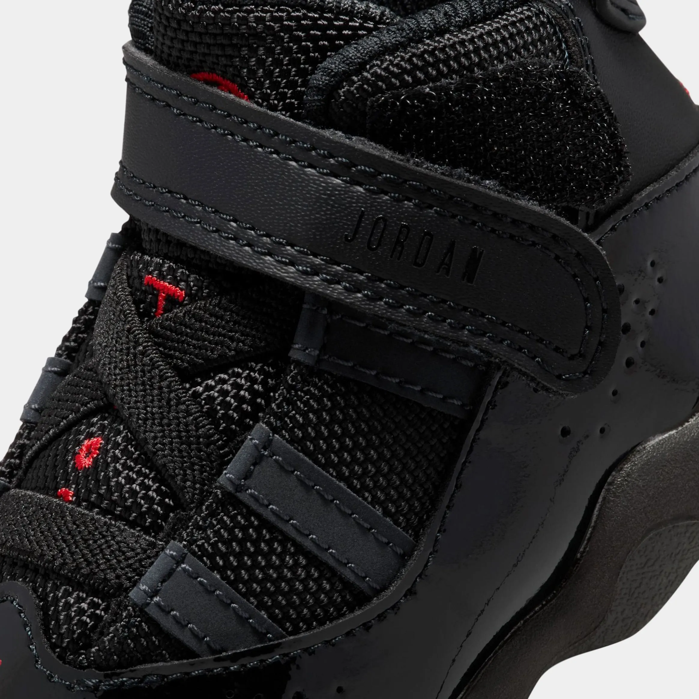 6 Rings Infant Toddler Lifestyle Shoes (Black/Anthracite/Fire Red)
