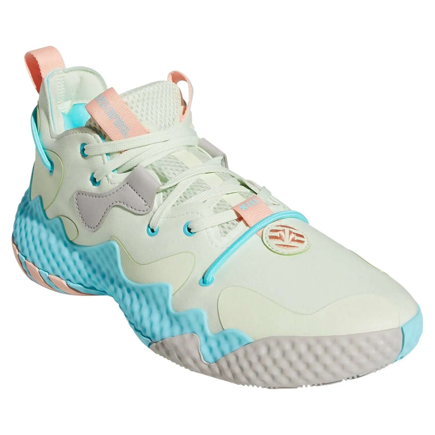 adidas Harden Vol. 6 Basketball Shoes - Gren Mist / Pulse Aqua