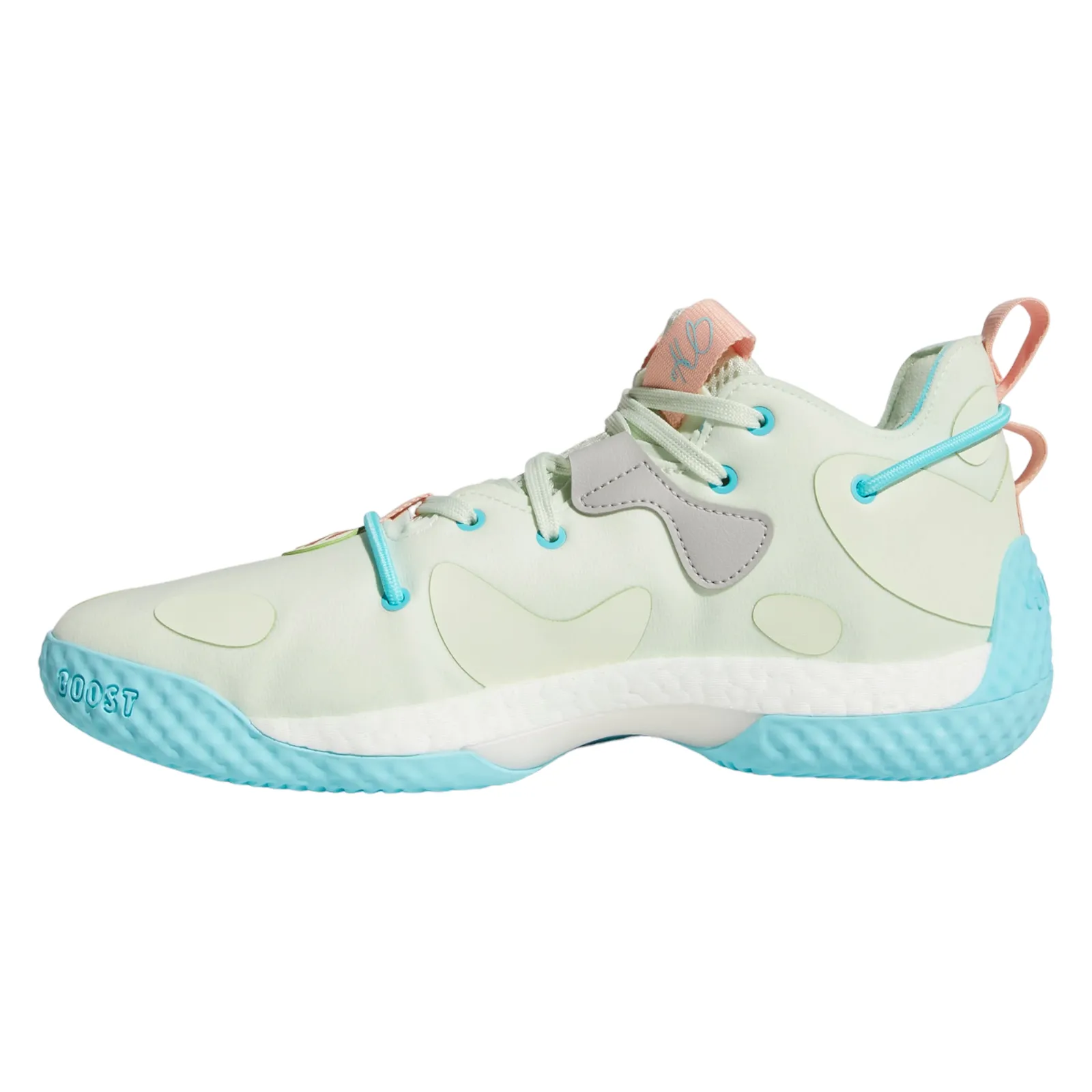 adidas Harden Vol. 6 Basketball Shoes - Gren Mist / Pulse Aqua