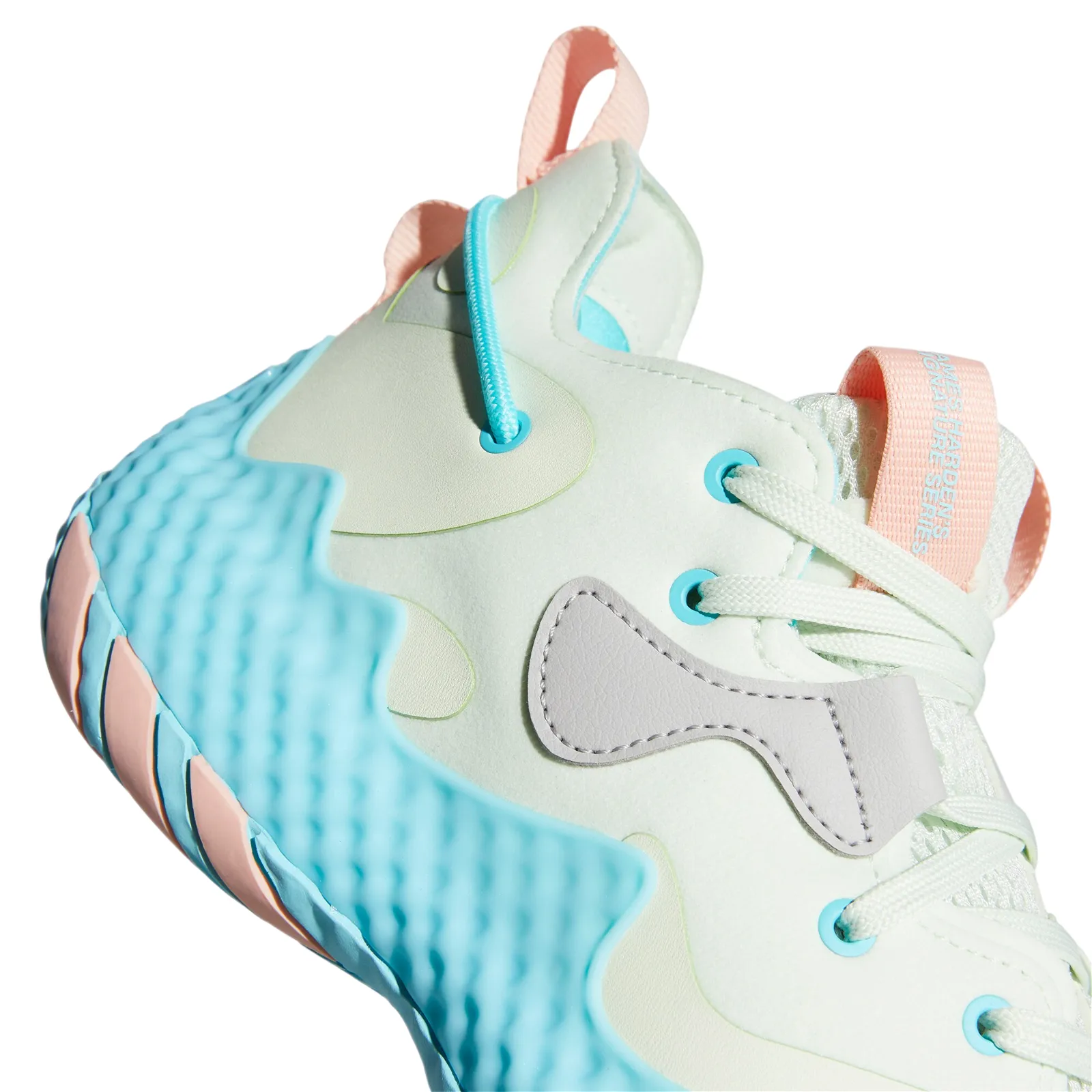 adidas Harden Vol. 6 Basketball Shoes - Gren Mist / Pulse Aqua