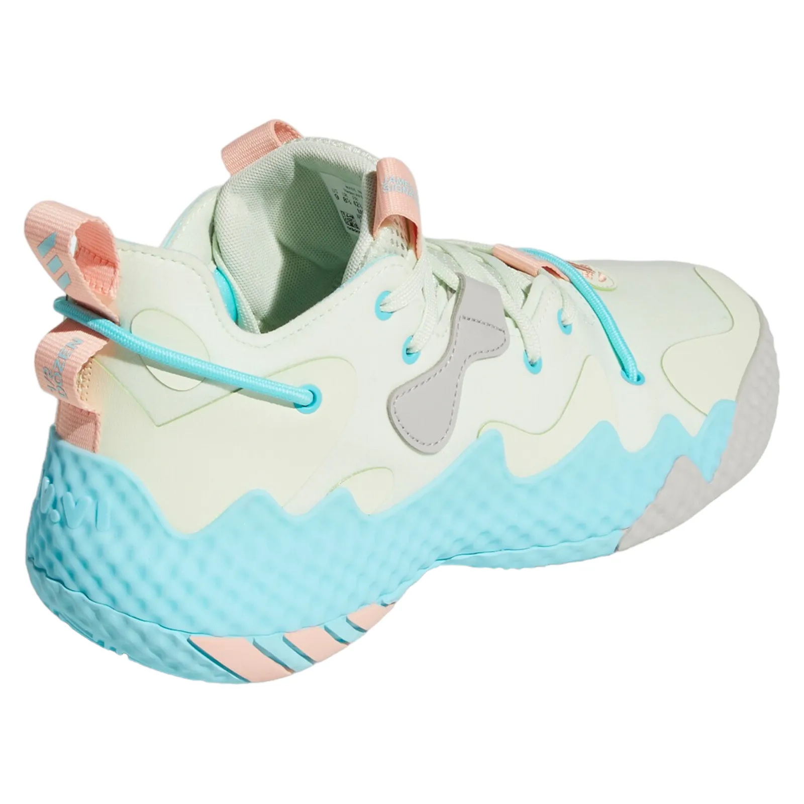 adidas Harden Vol. 6 Basketball Shoes - Gren Mist / Pulse Aqua