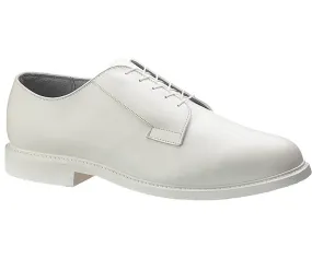 Bates Mens Lites White Leather Oxford Dress Shoe