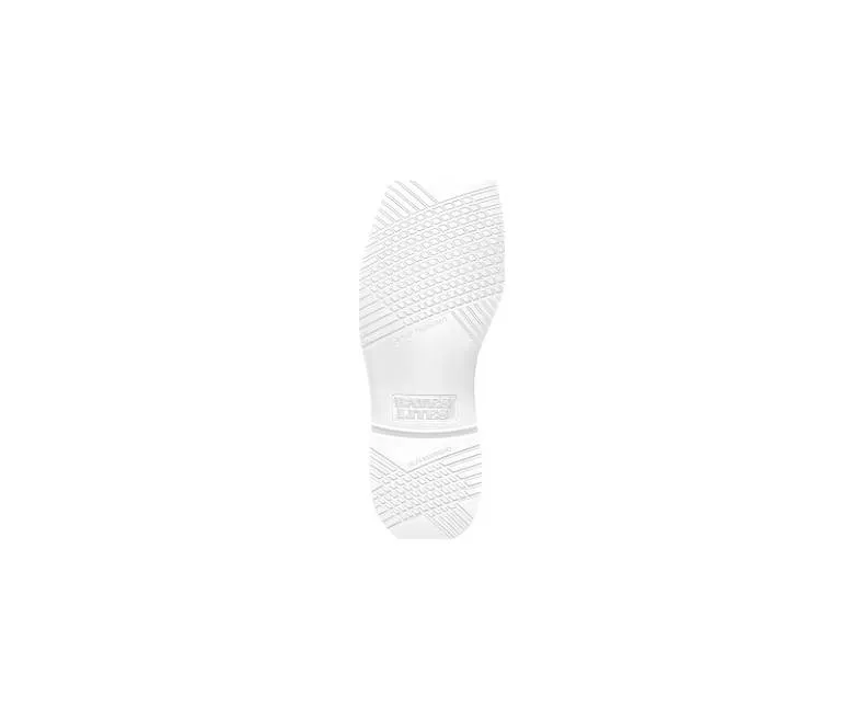 Bates Mens Lites White Leather Oxford Dress Shoe