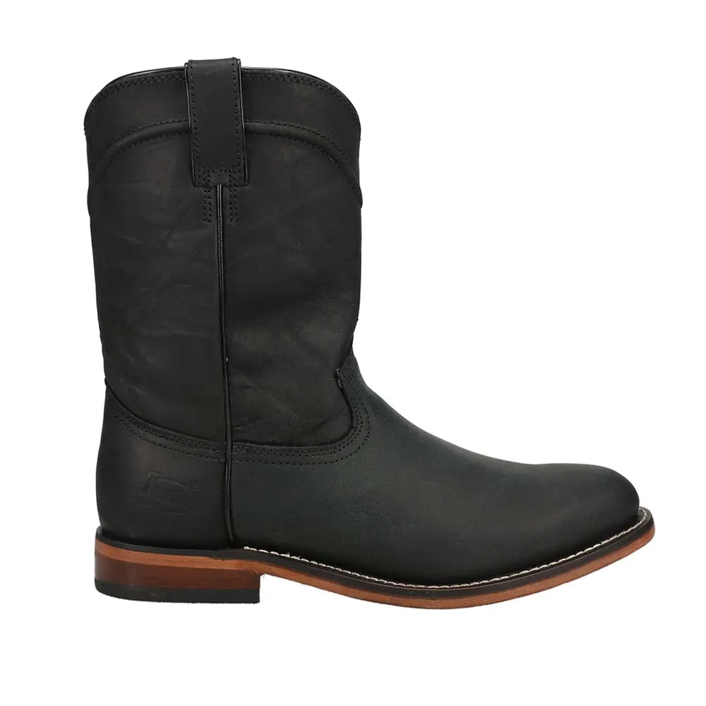 Braswell 10 Inch Round Toe Pull On Cowboy Boots