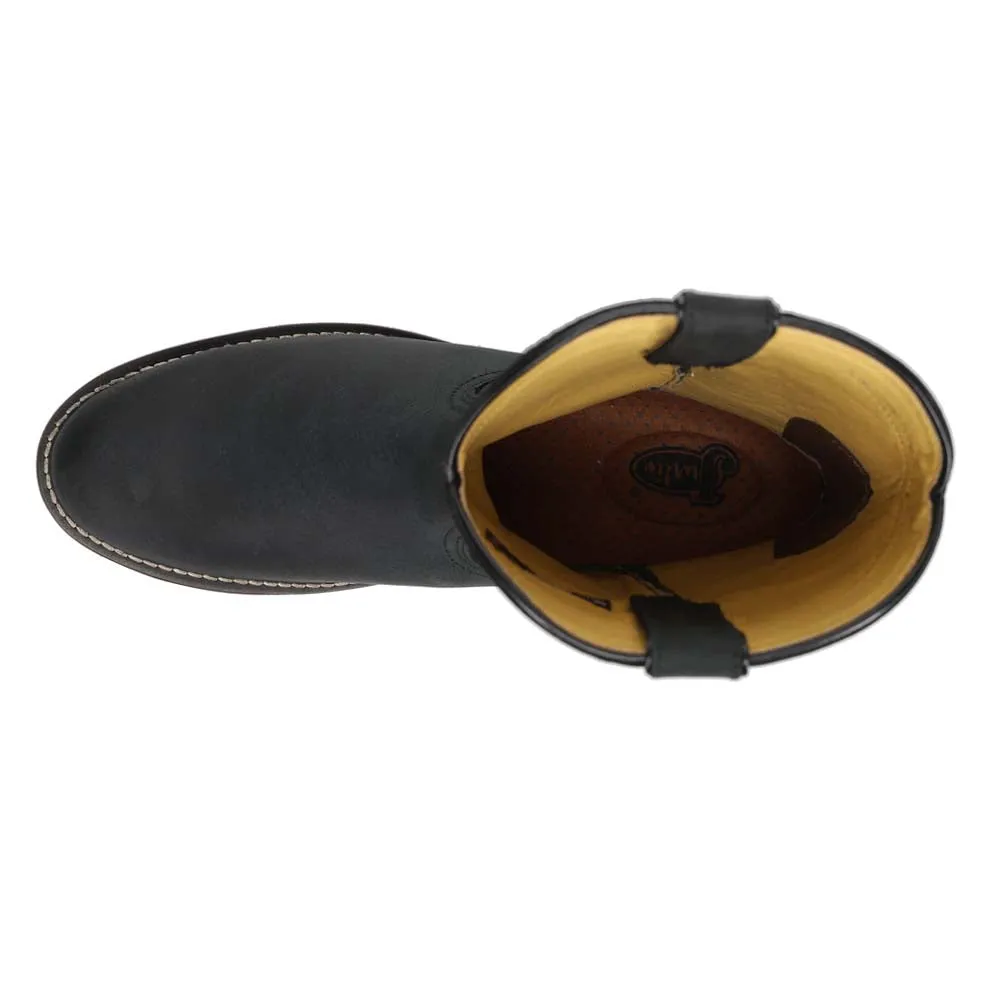 Braswell 10 Inch Round Toe Pull On Cowboy Boots