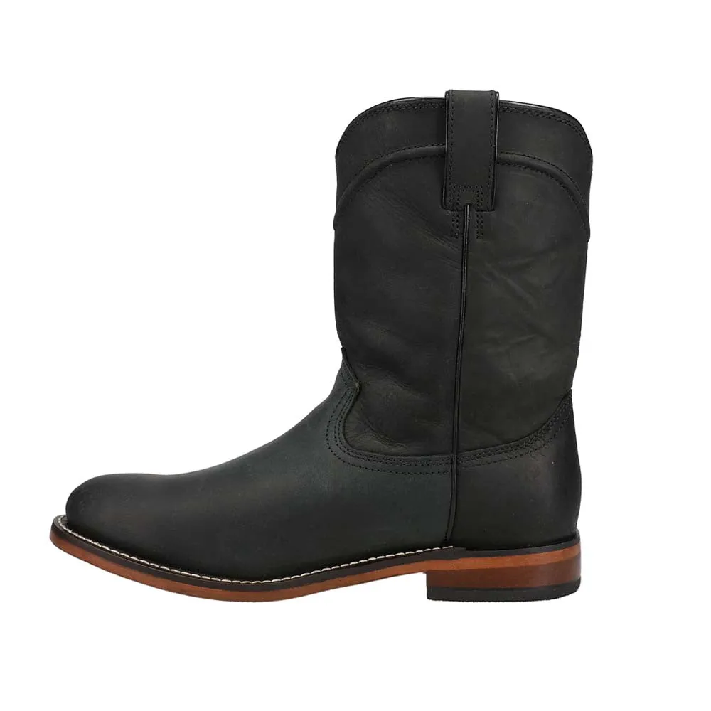 Braswell 10 Inch Round Toe Pull On Cowboy Boots