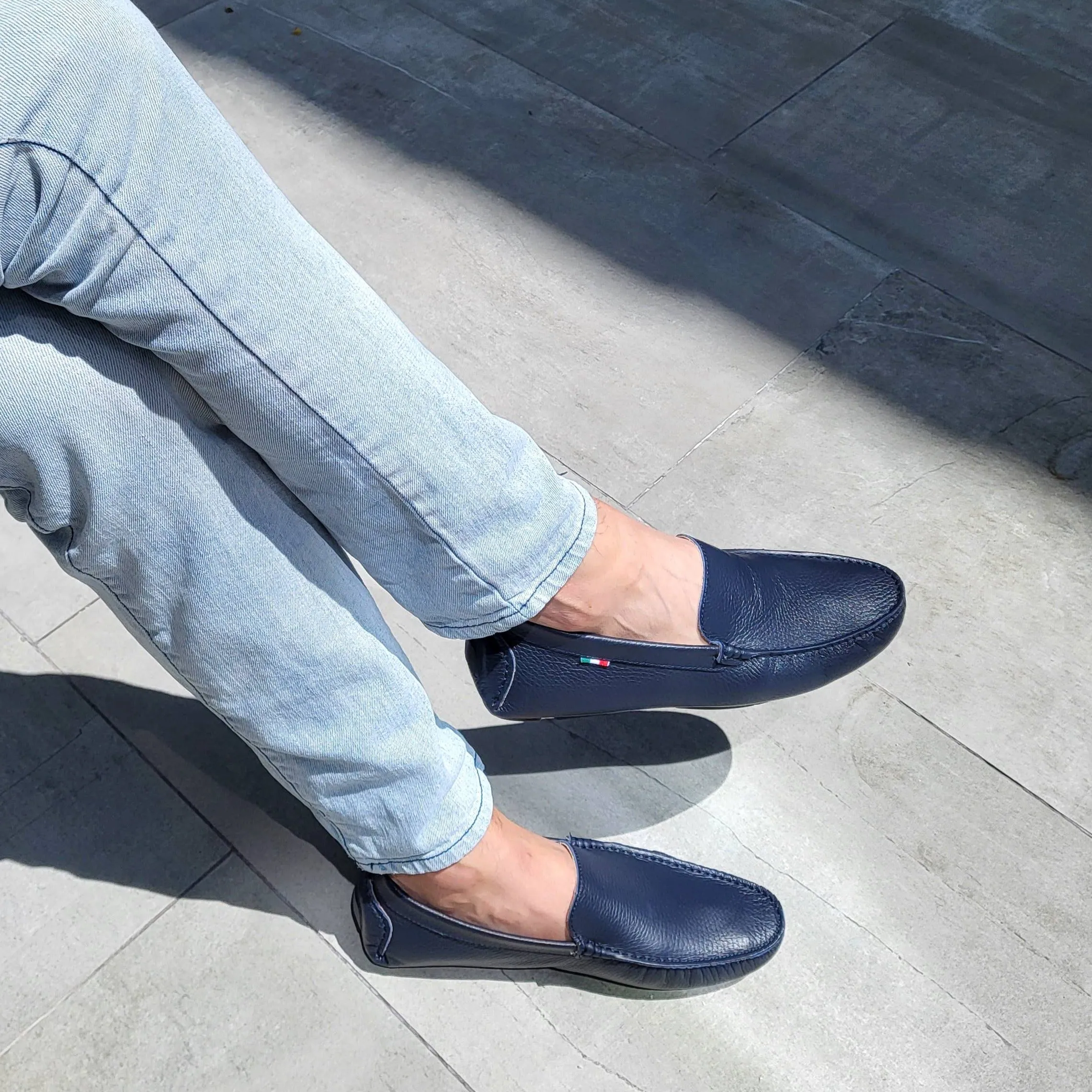 Carro Positano 200 Mens Premium Italian handmade leather loafers