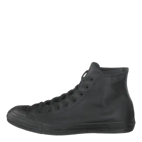 Chuck Taylor Black Mono Leathe Black