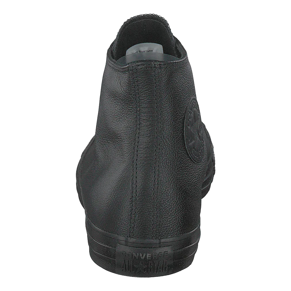 Chuck Taylor Black Mono Leathe Black