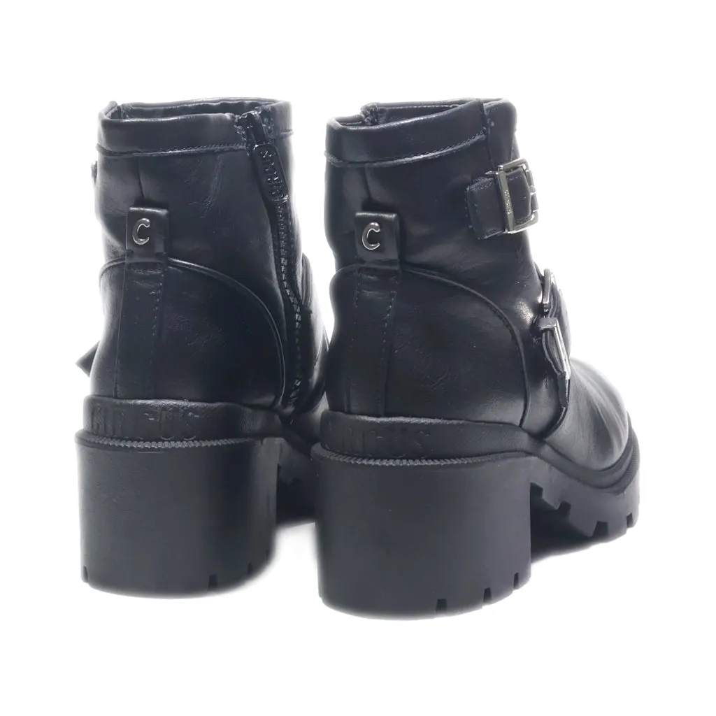 Circus Ny Ankle Boots Leather Black Colour For Kids