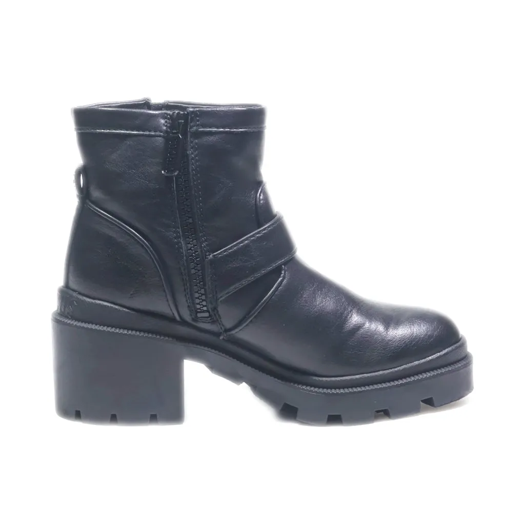 Circus Ny Ankle Boots Leather Black Colour For Kids