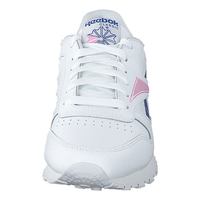 Cl Lthr White/humble Blue/jasmine Pink