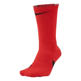 Elite Crew Basketball Socks UNIVERSITY RED/BLACK/BLACK