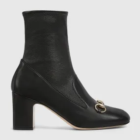Horsebit ankle bootie