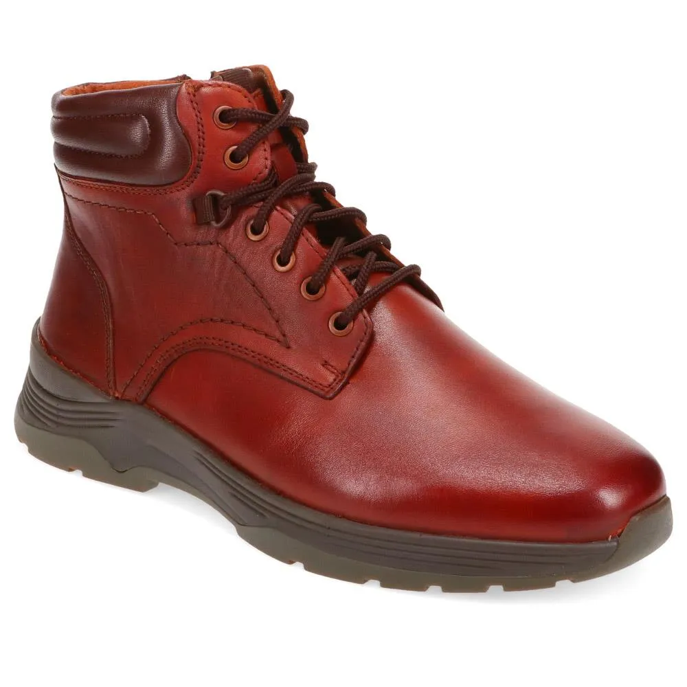 Leather Lace-up Ankle Boots  - AIDEN / 325 812