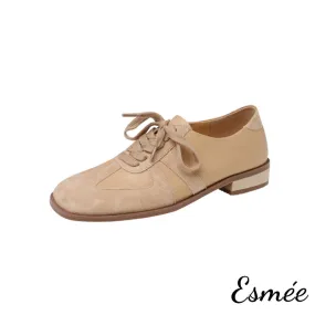 Leather Oxford Shoes with Smart Casual Design