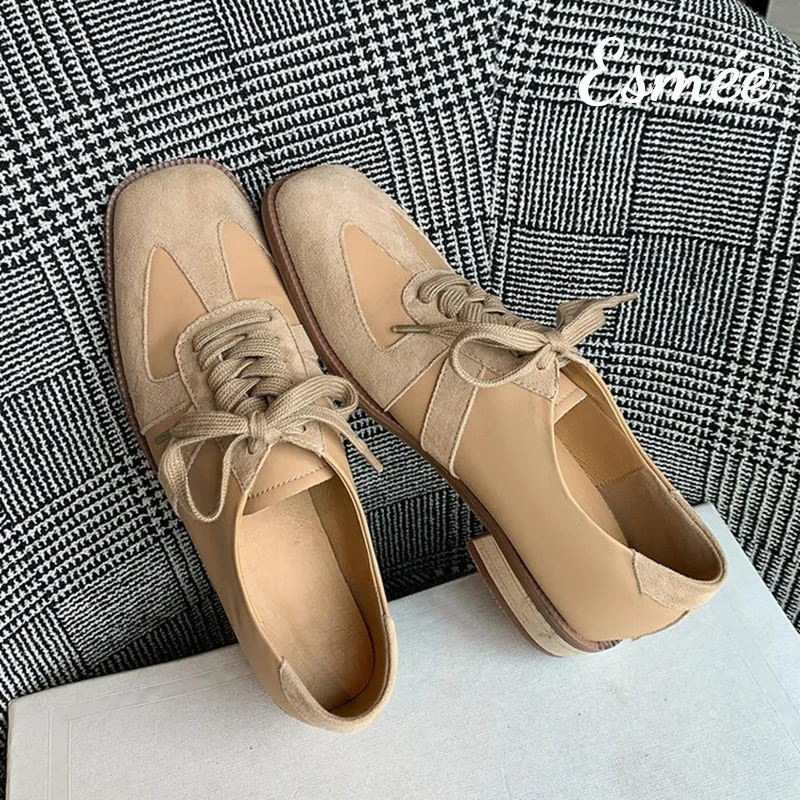 Leather Oxford Shoes with Smart Casual Design