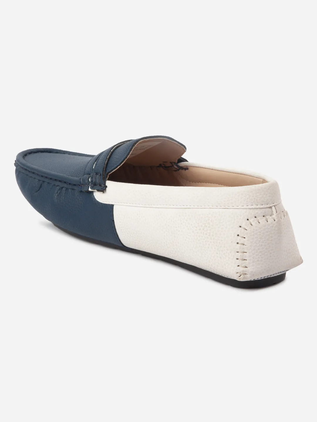 Men's Navy White Multi Color Loafer (IX4106)