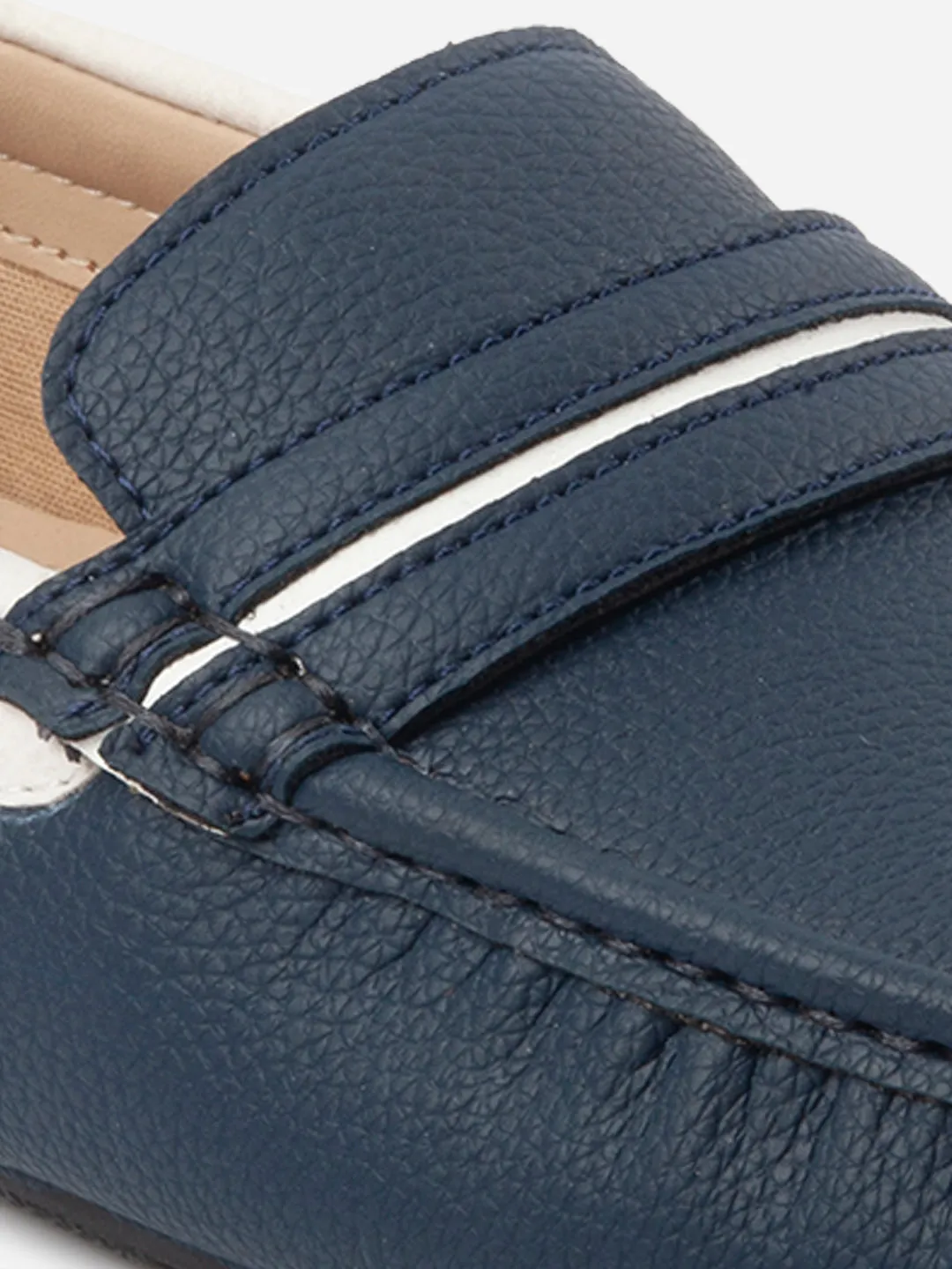 Men's Navy White Multi Color Loafer (IX4106)