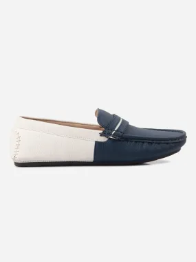 Men's Navy White Multi Color Loafer (IX4106)