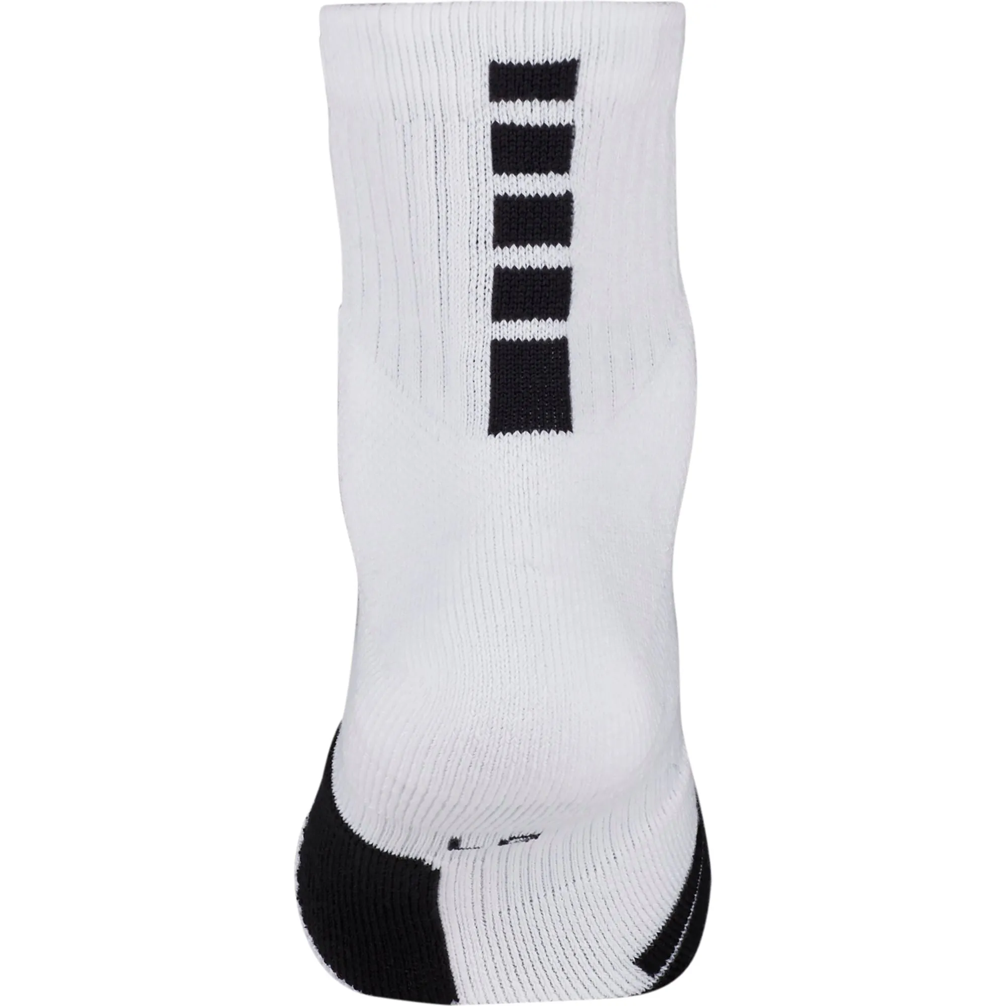 Nike Basketball Elite Mid Quarter Socks (1 Pair) - White/Black