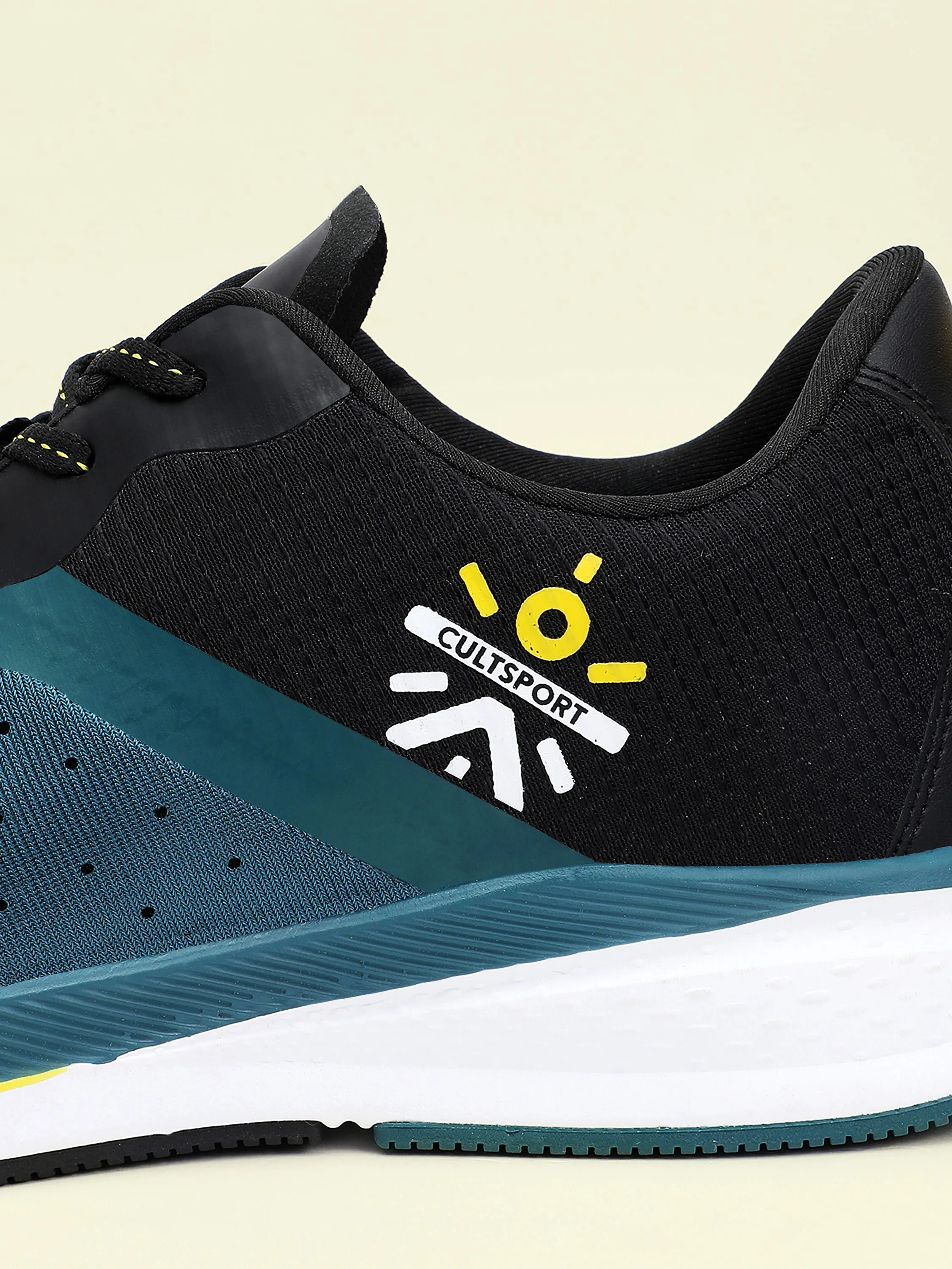 Speedster Men Running Shoes - Black/ Dark Teal