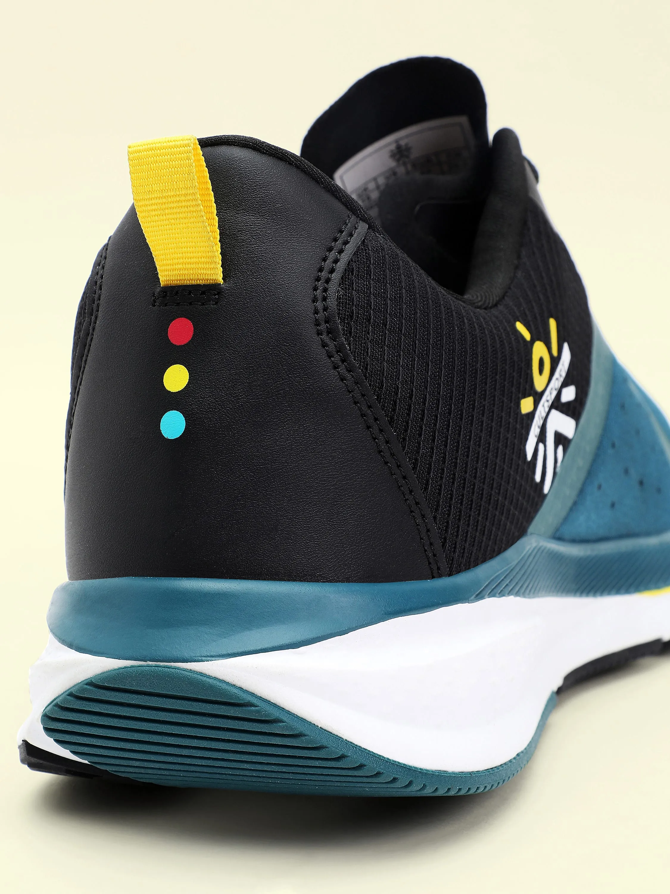 Speedster Men Running Shoes - Black/ Dark Teal