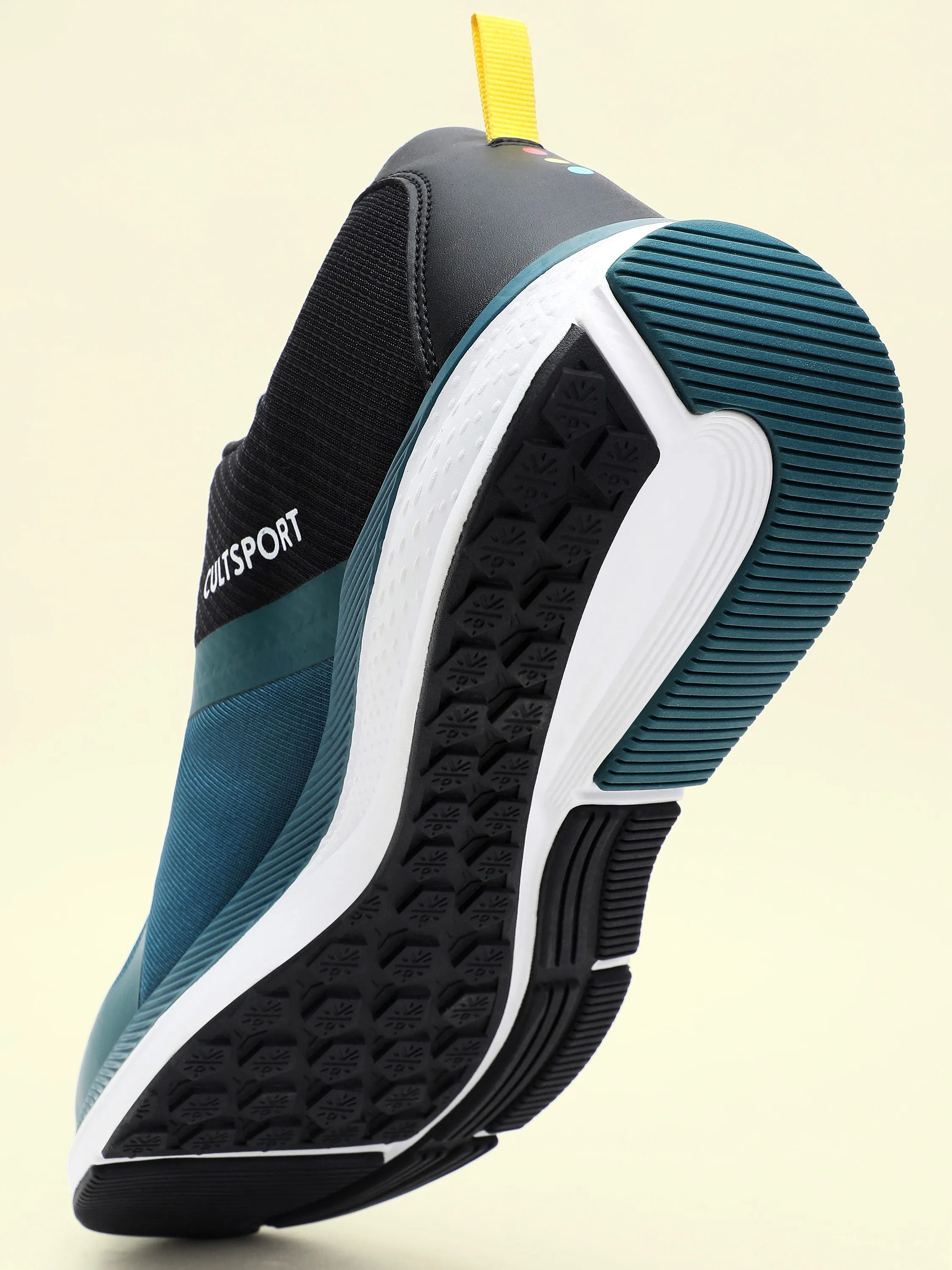 Speedster Men Running Shoes - Black/ Dark Teal