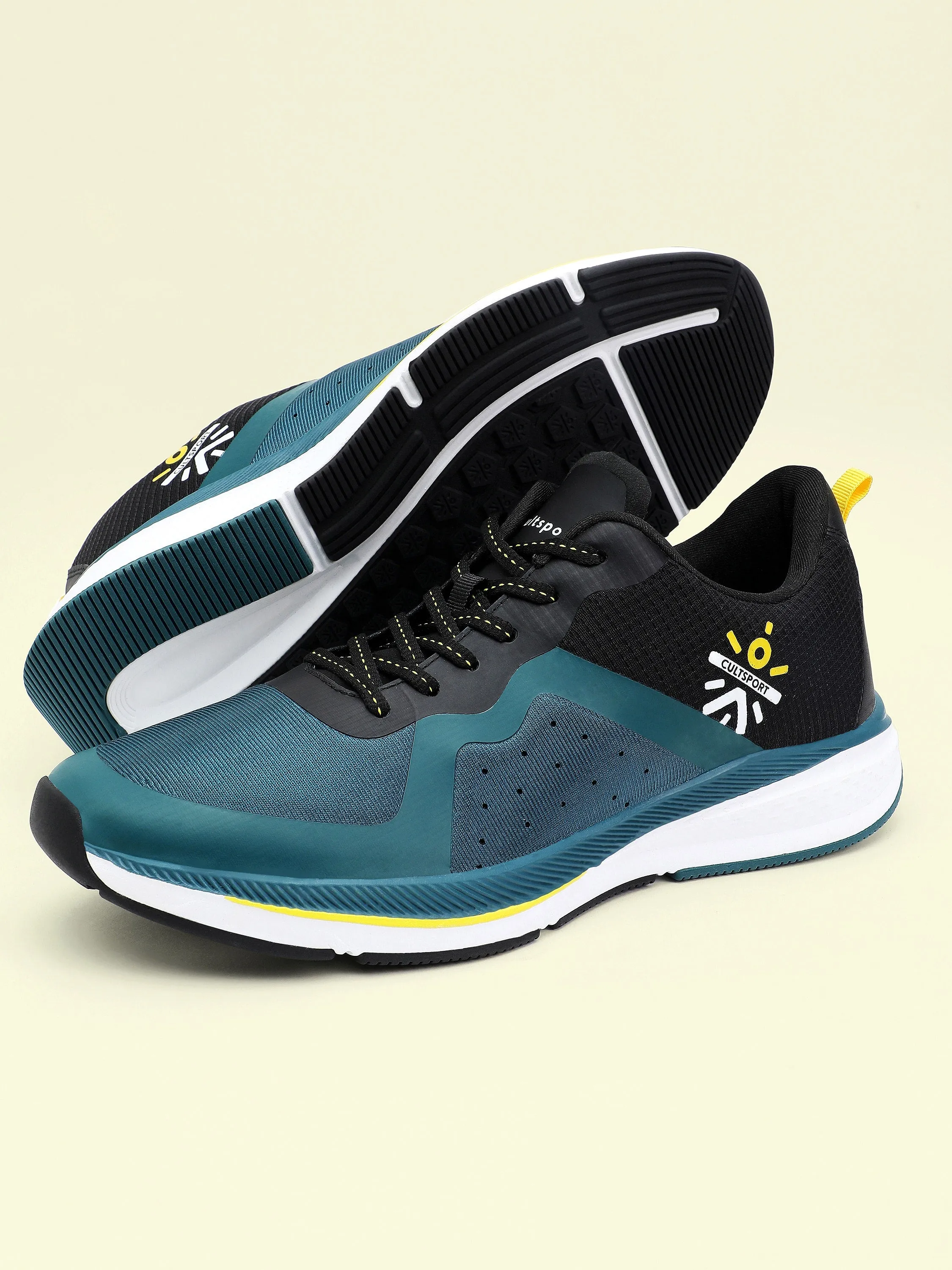 Speedster Men Running Shoes - Black/ Dark Teal