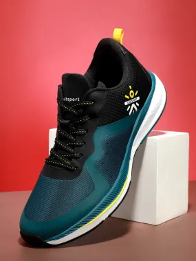 Speedster Men Running Shoes - Black/ Dark Teal