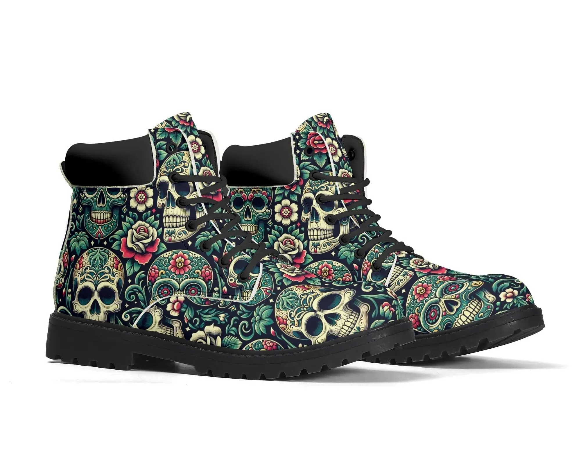 Sugar Skull Classic Boots