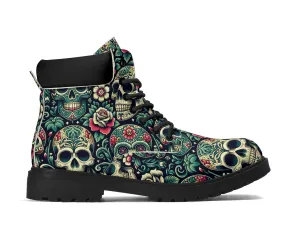 Sugar Skull Classic Boots