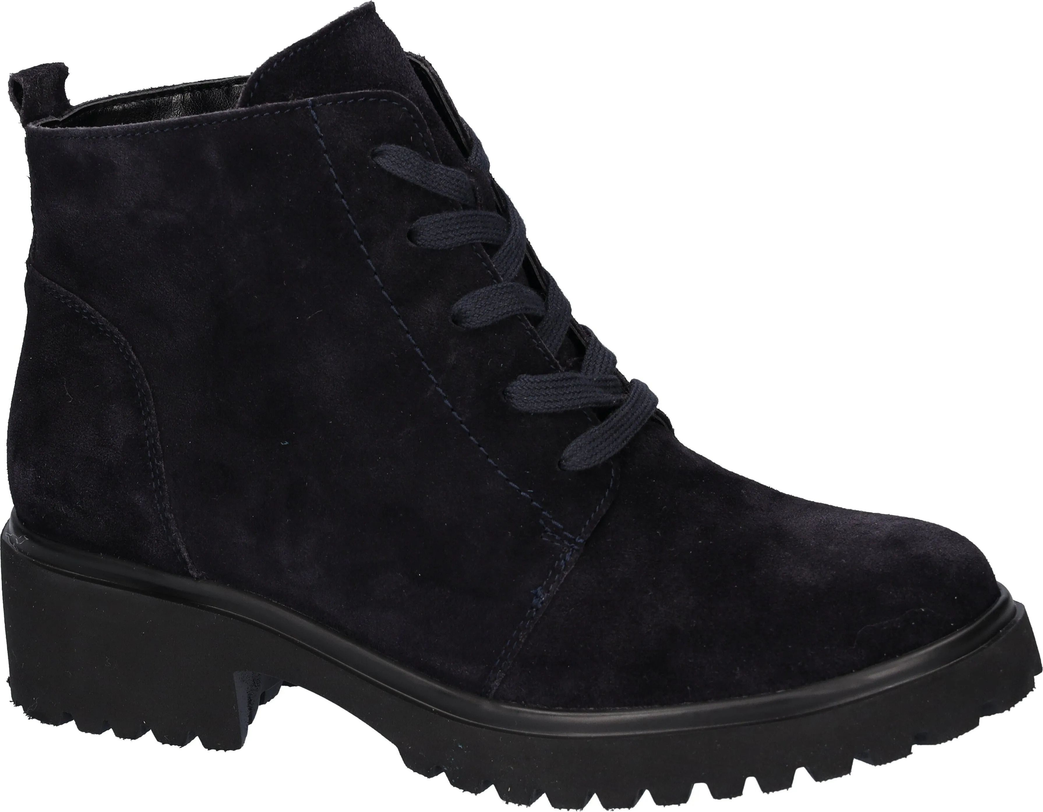 Waldlaufer 716807 195 194 H-Luise Navy Womens Wide Fitting Ankle Boots