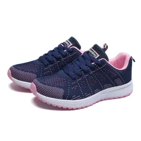 Women Lace-Up Mesh Light Breathable Shoes