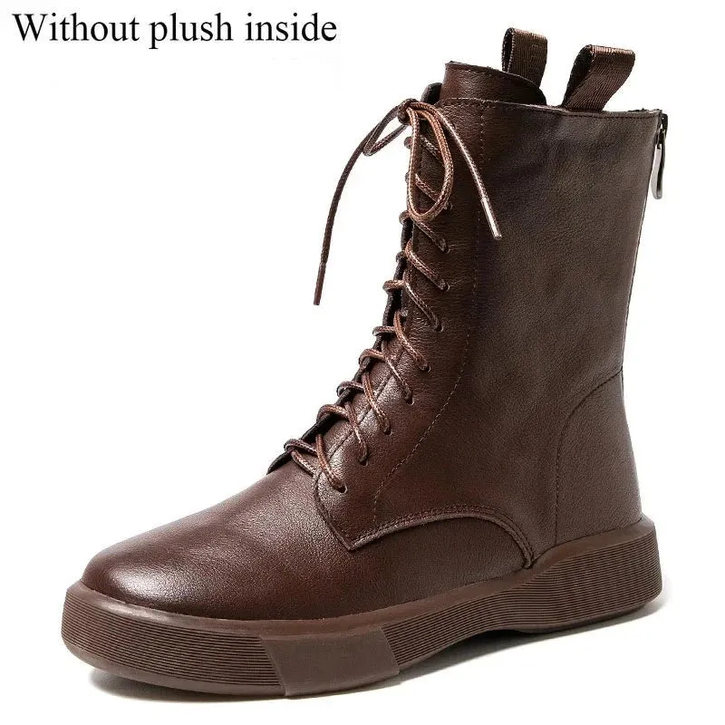 Women's Boots in Genuine Leather - Catherine