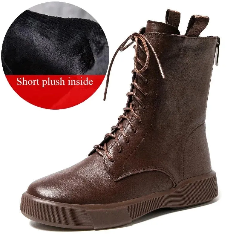 Women's Boots in Genuine Leather - Catherine